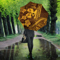 Hawaii Mililani High School Umbrella Tribal Tattoo With Hibiscus Flowers LT05 - Polynesian Pride
