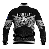 Custom New Zealand Cricket Baseball Jacket Go Champions World Cup 2024 With Maori Pattern LT05 - Polynesian Pride