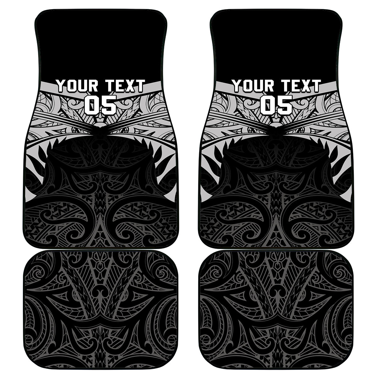 Custom New Zealand Cricket Car Mats Go Champions World Cup 2024 With Maori Pattern LT05 - Polynesian Pride