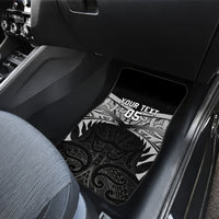 Custom New Zealand Cricket Car Mats Go Champions World Cup 2024 With Maori Pattern LT05 - Polynesian Pride
