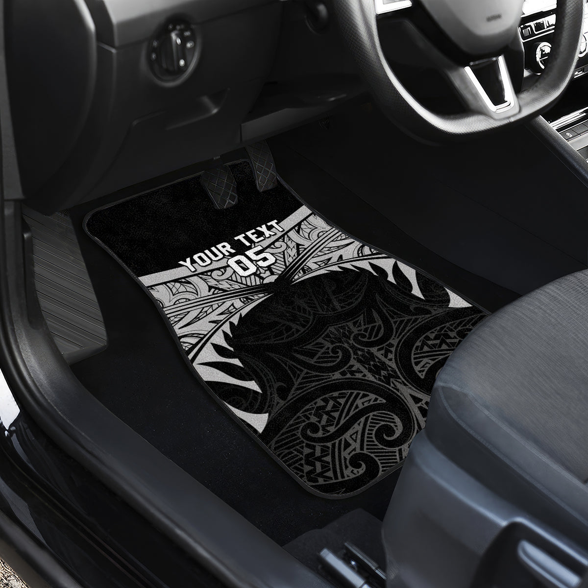 Custom New Zealand Cricket Car Mats Go Champions World Cup 2024 With Maori Pattern LT05 - Polynesian Pride