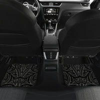 Custom New Zealand Cricket Car Mats Go Champions World Cup 2024 With Maori Pattern LT05 Set 2pcs - Back Black - Polynesian Pride