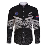 Custom New Zealand Cricket Family Matching Long Sleeve Bodycon Dress and Hawaiian Shirt Go Champions World Cup 2024 With Maori Pattern