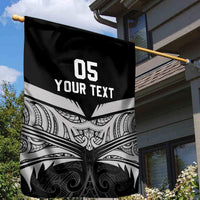 Custom New Zealand Cricket Garden Flag Go Champions World Cup 2024 With Maori Pattern LT05 - Polynesian Pride