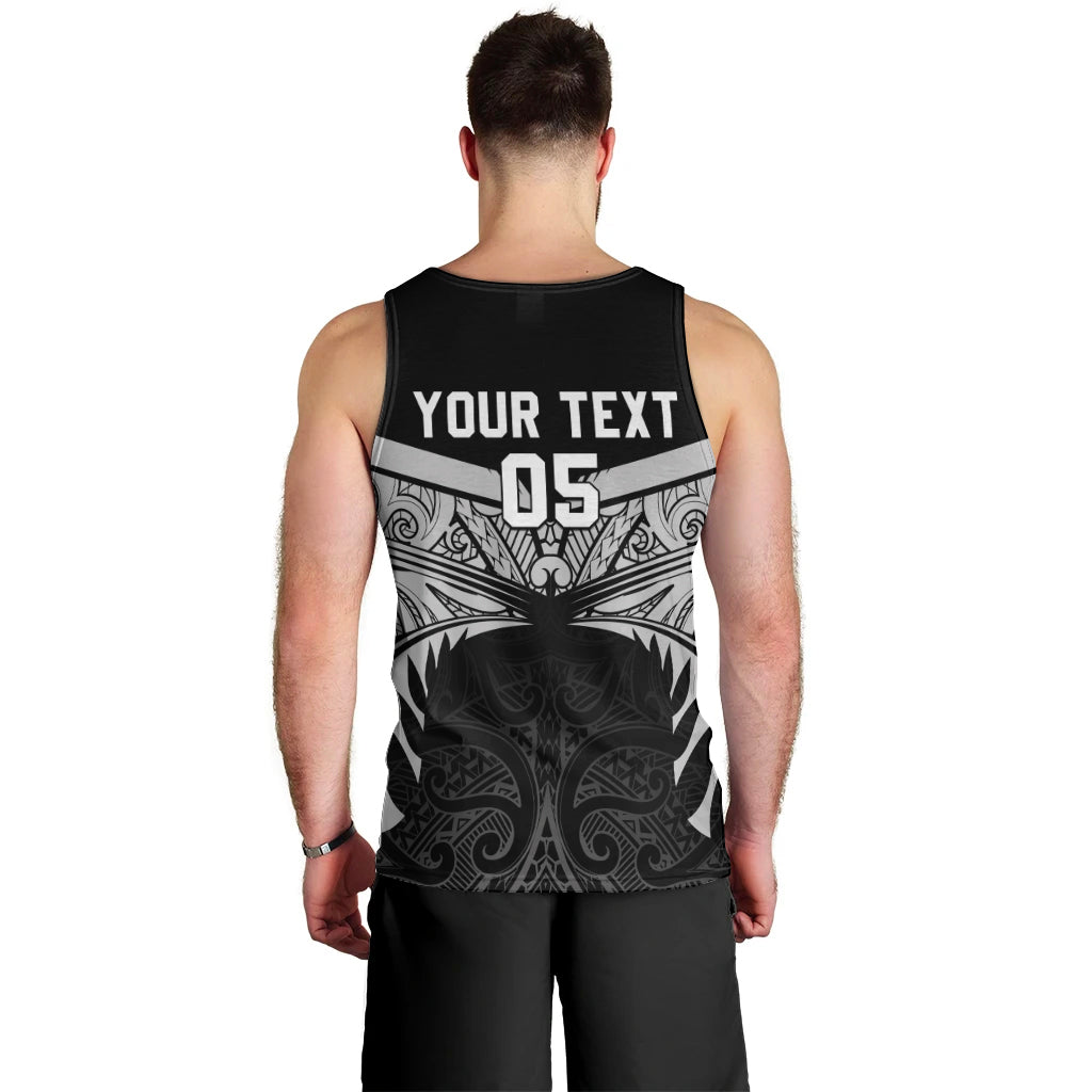 Custom New Zealand Cricket Men Tank Top Go Champions World Cup 2024 With Maori Pattern LT05 - Polynesian Pride