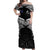 Custom New Zealand Cricket Off Shoulder Maxi Dress Go Champions World Cup 2024 With Maori Pattern