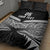 Custom New Zealand Cricket Quilt Bed Set Go Champions World Cup 2024 With Maori Pattern