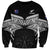 Custom New Zealand Cricket Sweatshirt Go Champions World Cup 2024 With Maori Pattern