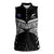 Custom New Zealand Cricket Women Sleeveless Polo Shirt Go Champions World Cup 2024 With Maori Pattern