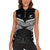 Custom New Zealand Cricket Women Sleeveless Polo Shirt Go Champions World Cup 2024 With Maori Pattern