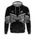 Custom New Zealand Cricket Zip Hoodie Go Champions World Cup 2024 With Maori Pattern