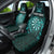 Personalised New Zealand Darts Car Seat Cover Turquoise Dart Board Maori Pattern