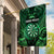 Personalised New Zealand Darts Garden Flag Green Dart Board Maori Pattern