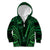 Personalised New Zealand Darts Kid Hoodie Green Dart Board Maori Pattern