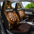 Personalised New Zealand Darts Car Seat Cover Gold Dart Board Maori Pattern