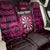 Personalised New Zealand Darts Back Car Seat Cover Pink Dart Board Maori Pattern LT05