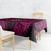 Personalised New Zealand Darts Tablecloth Pink Dart Board Maori Pattern LT05 - Polynesian Pride