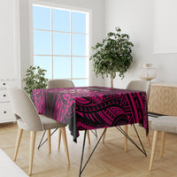 Personalised New Zealand Darts Tablecloth Pink Dart Board Maori Pattern LT05 - Polynesian Pride