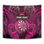 Personalised New Zealand Darts Tapestry Pink Dart Board Maori Pattern