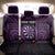 Personalised New Zealand Darts Back Car Seat Cover Purple Dart Board Maori Pattern LT05