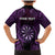 Personalised New Zealand Darts Family Matching Mermaid Dress and Hawaiian Shirt Purple Dart Board Maori Pattern