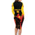 Custom Papua New Guinea Cricket Family Matching Long Sleeve Bodycon Dress and Hawaiian Shirt 2024 World Cup