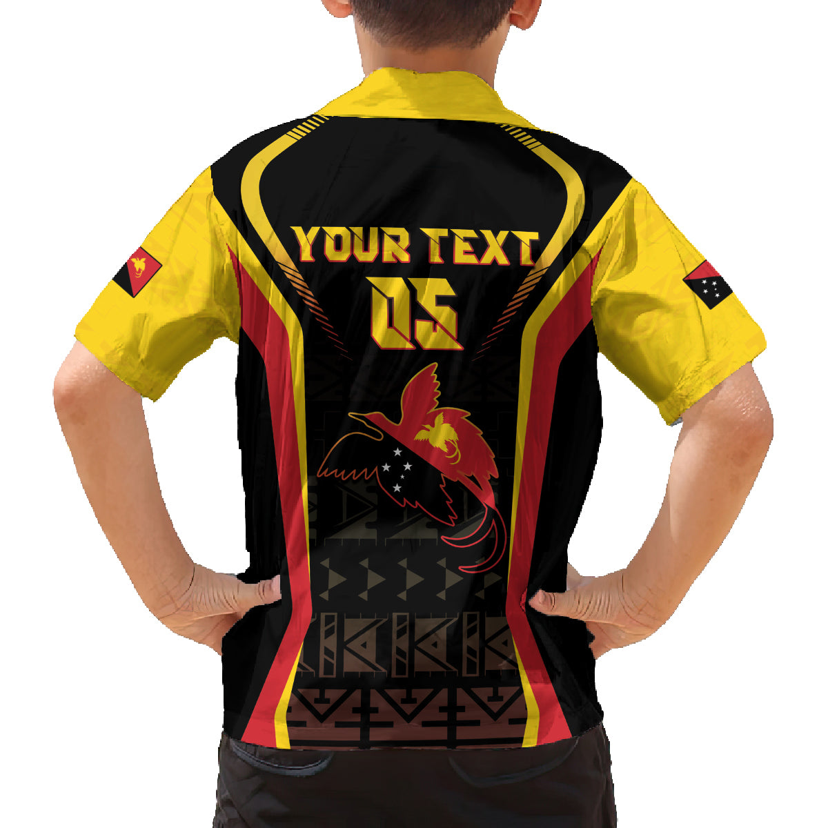 Custom Papua New Guinea Cricket Family Matching Summer Maxi Dress and Hawaiian Shirt 2024 World Cup