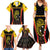 Custom Papua New Guinea Cricket Family Matching Summer Maxi Dress and Hawaiian Shirt 2024 World Cup