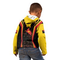 Custom Papua New Guinea Cricket Kid Hoodie 2024 World Cup LT05 - Polynesian Pride