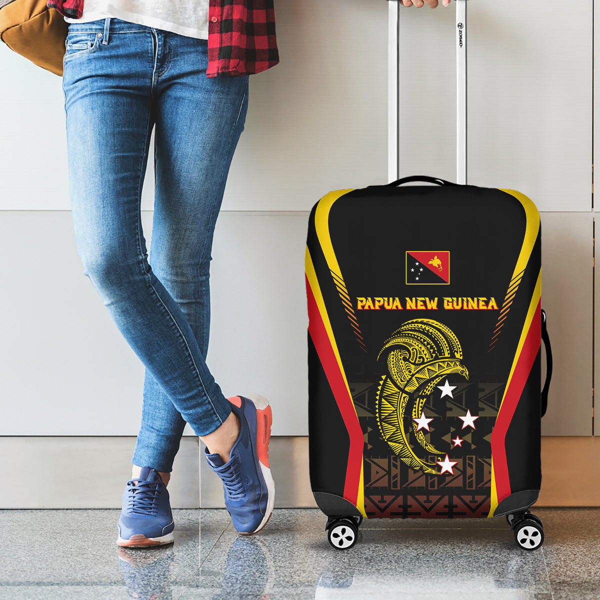 Papua New Guinea Cricket Luggage Cover 2024 World Cup