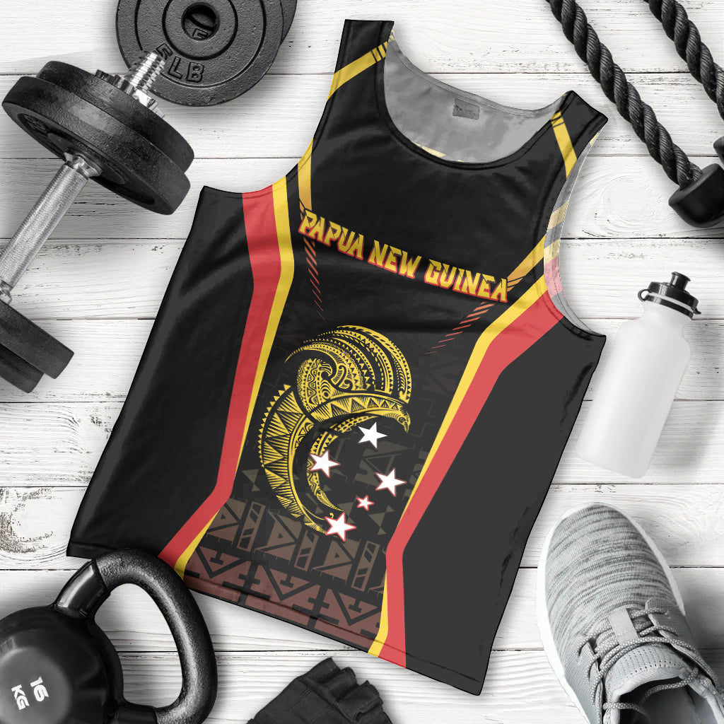 Custom Papua New Guinea Cricket Men Tank Top 2024 World Cup LT05 - Polynesian Pride