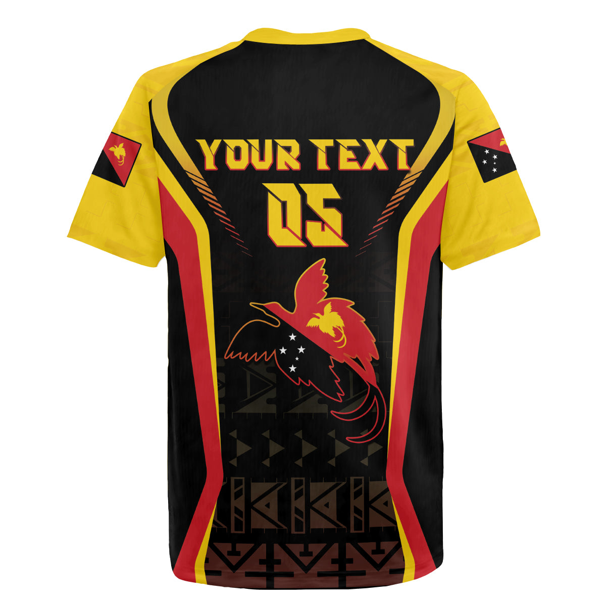 Custom Papua New Guinea Cricket Rugby Jersey 2024 World Cup