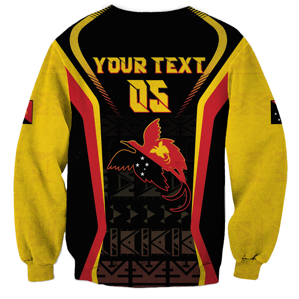 Custom Papua New Guinea Cricket Sweatshirt 2024 World Cup LT05 - Polynesian Pride