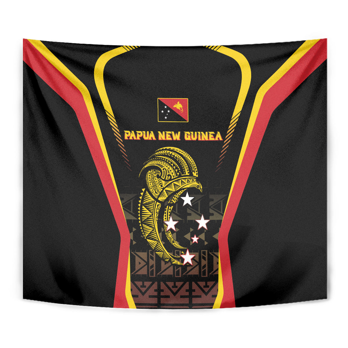 Papua New Guinea Cricket Tapestry 2024 World Cup LT05 - Polynesian Pride