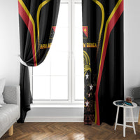 Papua New Guinea Cricket Window Curtain 2024 World Cup LT05 - Polynesian Pride
