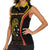 Custom Papua New Guinea Cricket Women Sleeveless Polo Shirt 2024 World Cup