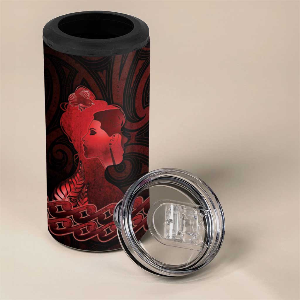 Aotearoa Mana Wahine 4 in 1 Can Cooler Tumbler The Spiritual Power Of Women