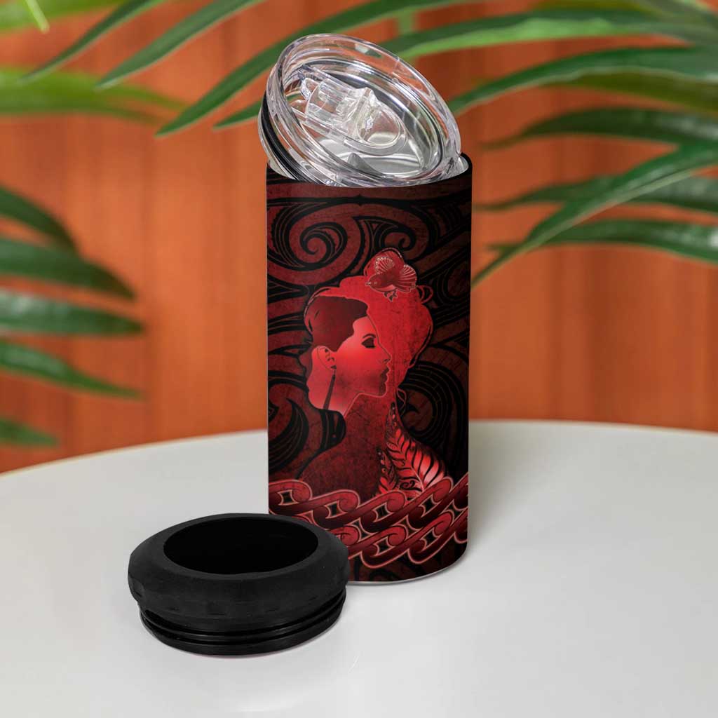 Aotearoa Mana Wahine 4 in 1 Can Cooler Tumbler The Spiritual Power Of Women