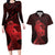 Aotearoa Mana Wahine Couples Matching Long Sleeve Bodycon Dress and Hawaiian Shirt The Spiritual Power Of Women
