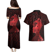 Aotearoa Mana Wahine Couples Matching Puletasi and Hawaiian Shirt The Spiritual Power Of Women