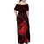Aotearoa Mana Wahine Family Matching Off Shoulder Maxi Dress and Hawaiian Shirt The Spiritual Power Of Women