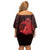 Aotearoa Mana Wahine Family Matching Off Shoulder Short Dress and Hawaiian Shirt The Spiritual Power Of Women