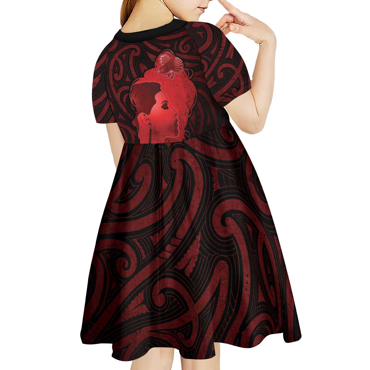 Aotearoa Mana Wahine Kid Short Sleeve Dress The Spiritual Power Of Women