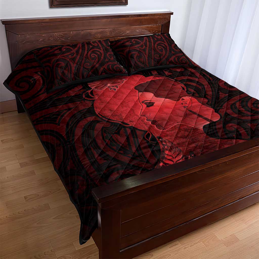 Aotearoa Mana Wahine Quilt Bed Set The Spiritual Power Of Women LT05 - Polynesian Pride
