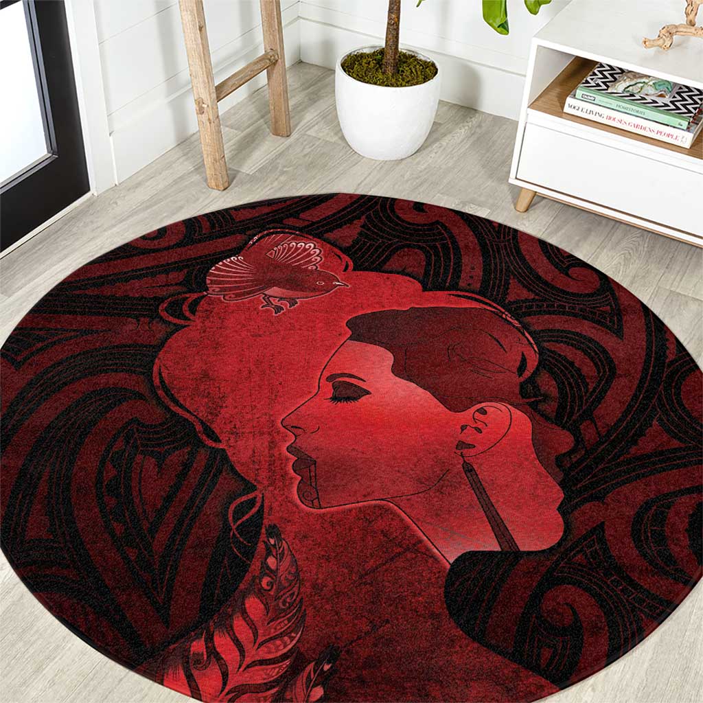 Aotearoa Mana Wahine Round Carpet The Spiritual Power Of Women