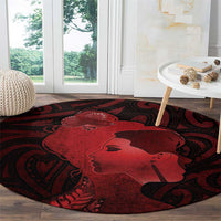 Aotearoa Mana Wahine Round Carpet The Spiritual Power Of Women