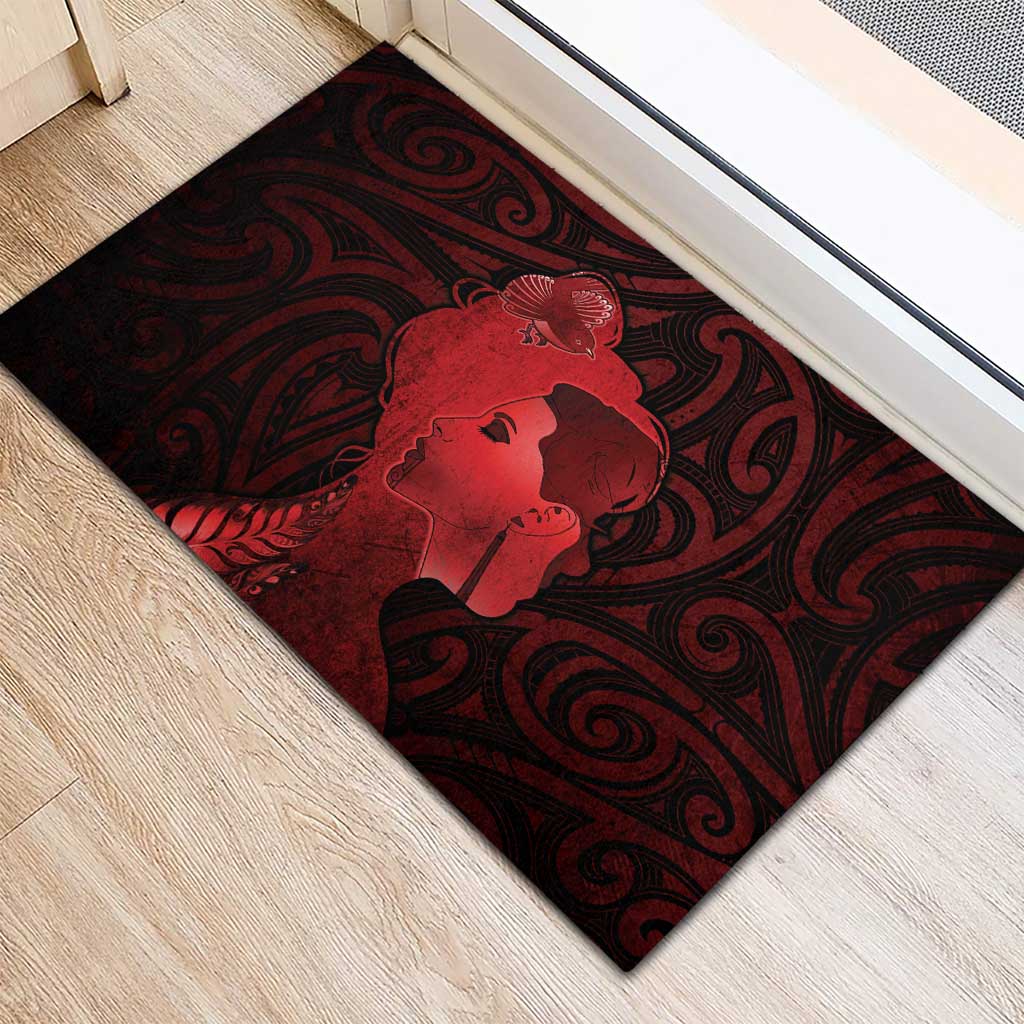 Aotearoa Mana Wahine Rubber Doormat The Spiritual Power Of Women LT05 - Polynesian Pride
