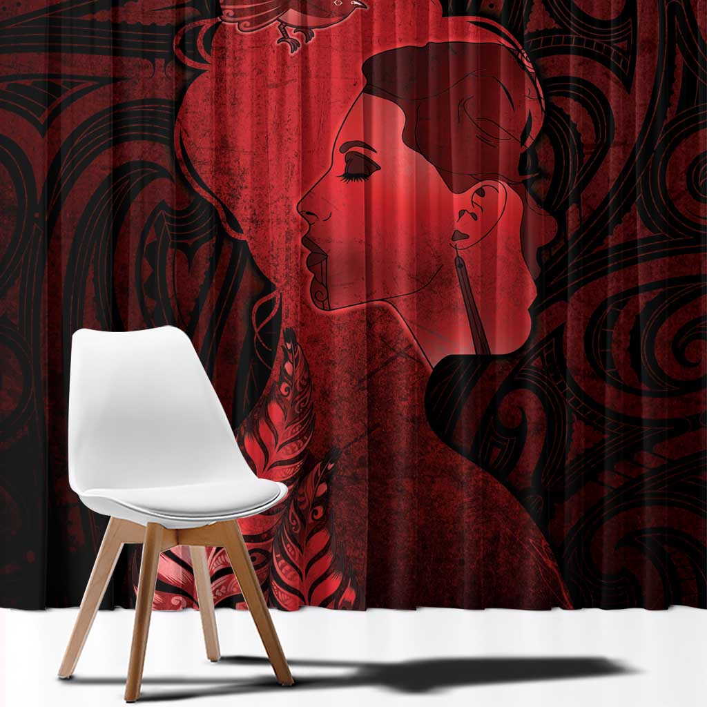 Aotearoa Mana Wahine Window Curtain The Spiritual Power Of Women LT05 - Polynesian Pride