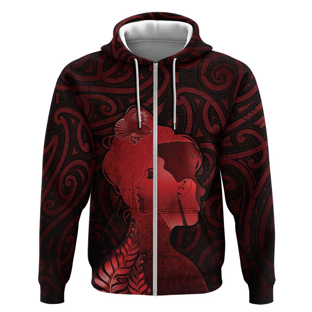 Aotearoa Mana Wahine Zip Hoodie The Spiritual Power Of Women