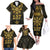 Personalised Philippines Independence Day Family Matching Off The Shoulder Long Sleeve Dress and Hawaiian Shirt Filipinos Sun Star Tribal